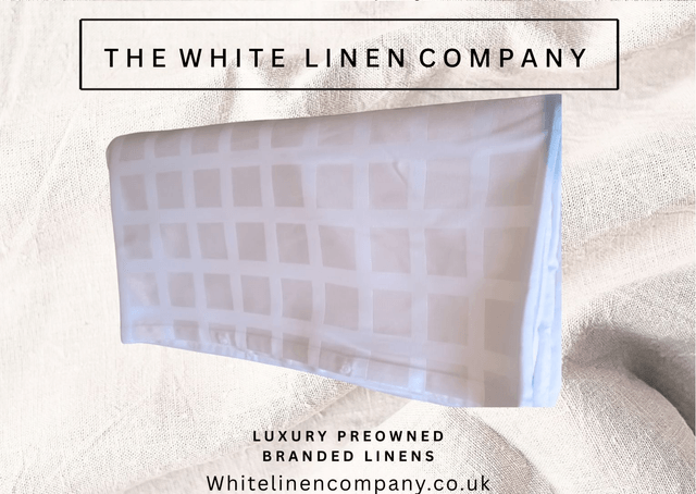 White Faux Satin Double Duvet Cover