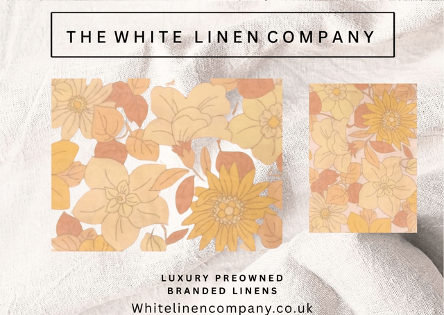 Double Floral Yellow Duvet Cover
