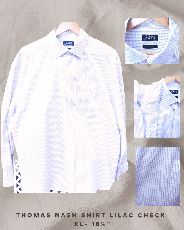 Ralph Lauren Lilac Check - Oxford Shirt - XXL